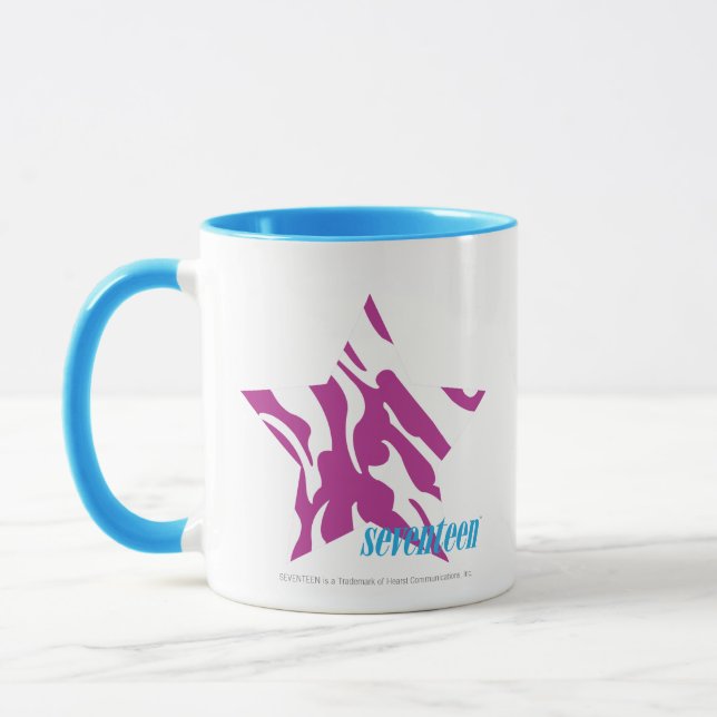 Zebra Purple 4 Mug (Left)