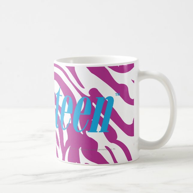 Zebra Purple Coffee Mug (Right)