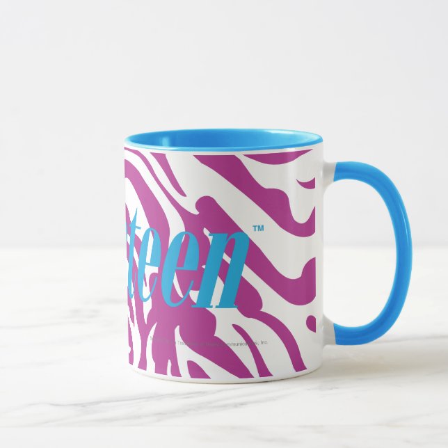 Zebra Purple Mug (Right)