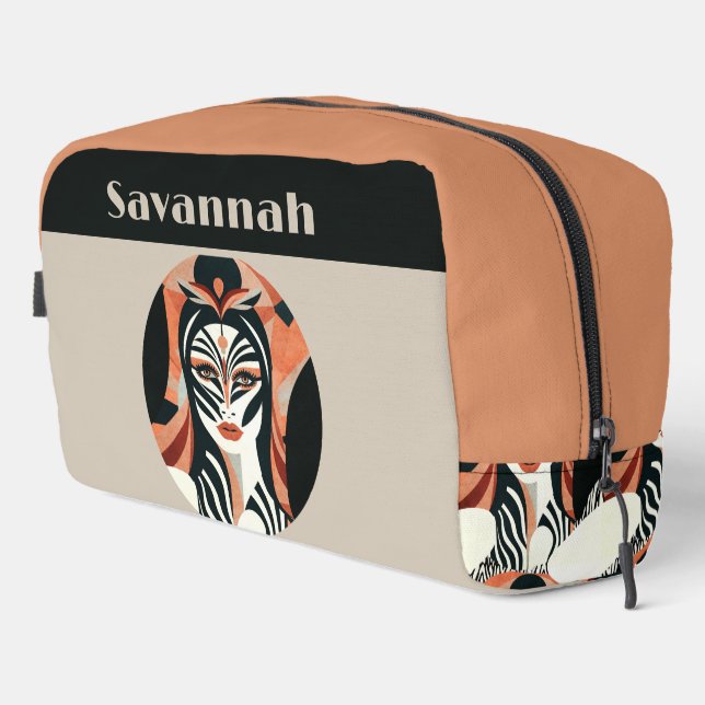 Zebra Queen Dopp Kit (Right Corner)