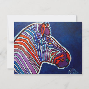 Zebra Rainbow by Piliero