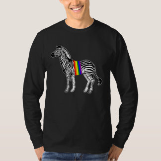 Zebra Rainbow Pride DNA Pride LGBT T-Shirt