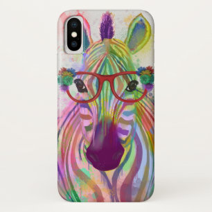 Zebra Rainbow Splash Case-Mate iPhone Case