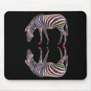 Zebra Reflection Mousemat Mouse Pad