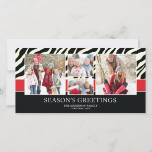 ZEBRA REMERCIE   CARTE PHOTO VACANCES
