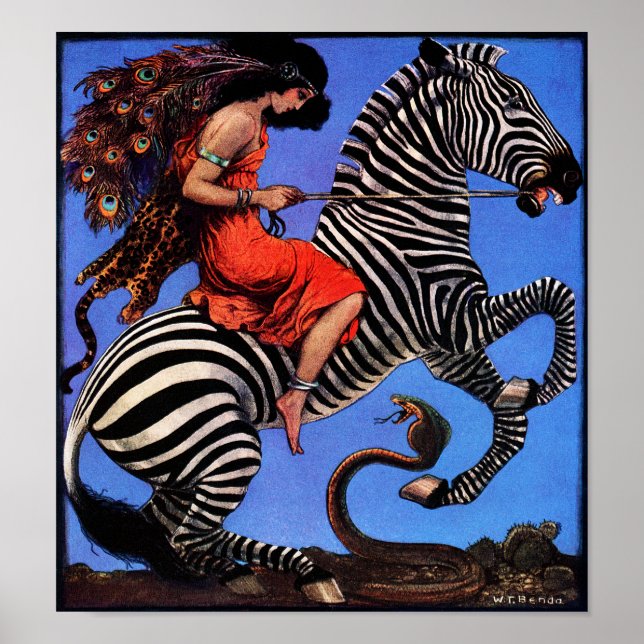 Zebra Rider Poster (Front)