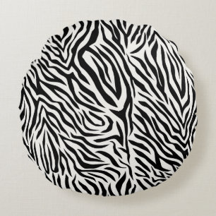 Zebra Round Throw Pillow (16")