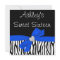 Zebra Royal Blue Bow Diamond Sweet 16 Invitations
