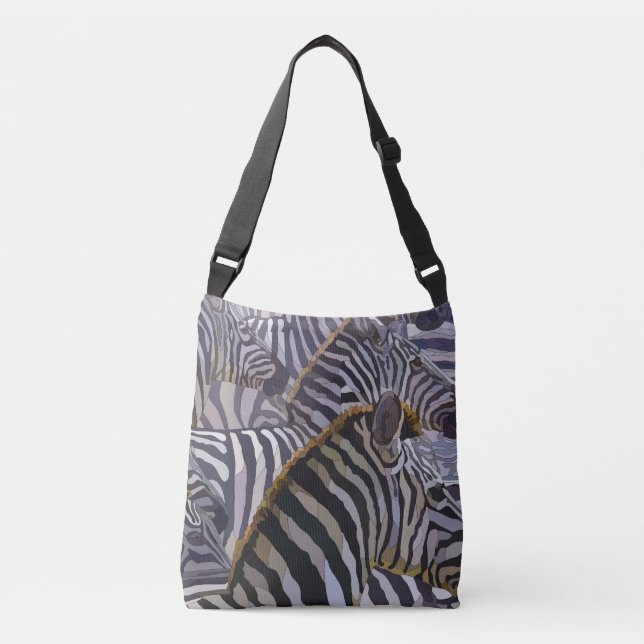 Zebra - Sac fourre - tout croisé (Devant)