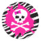 Zebra Scene Kid Skull Stickers
