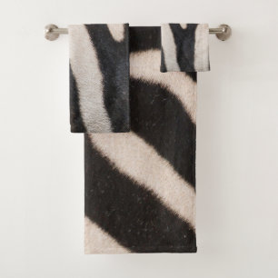 ZEBRA SKIN BATH TOWEL SET