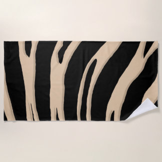 ZEBRA SKIN BEACH TOWEL