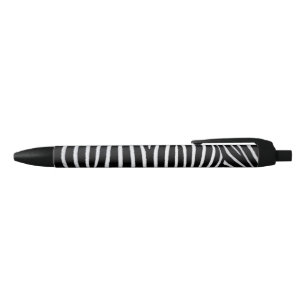 Zebra Skin Black Ink Pen
