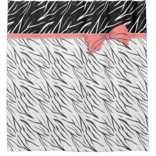 Zebra skin black white tiger leather stripes pink 