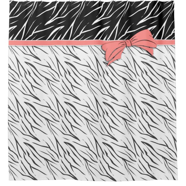 Zebra skin black white tiger leather stripes pink  (Front)