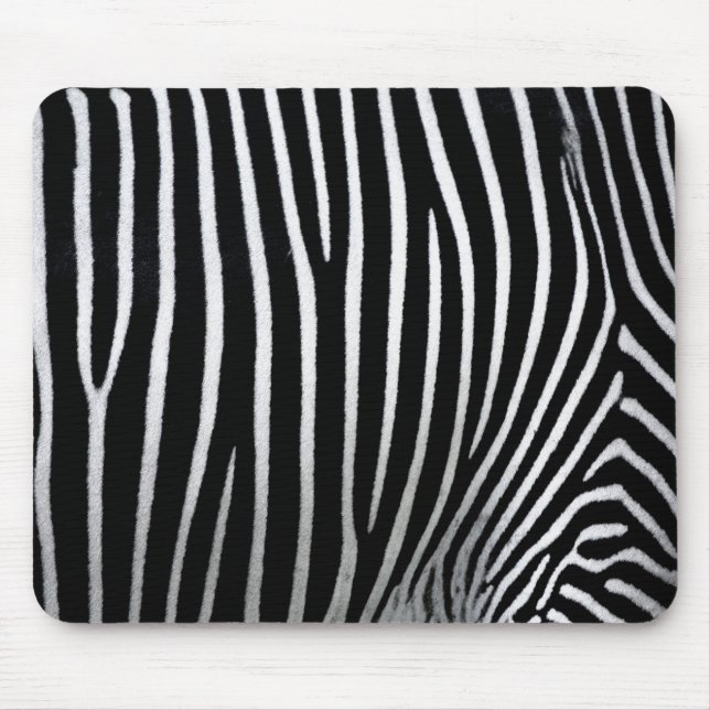 Zebra Skin Mouse Pad (Front)