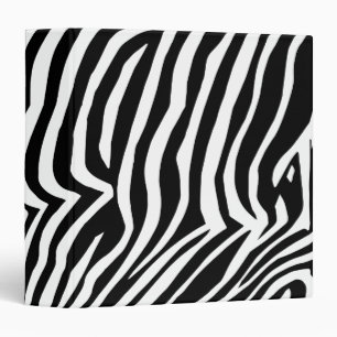 Zebra skin pattern binder