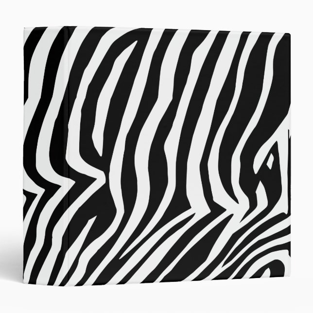 Zebra  skin pattern binder (Front/Spine)