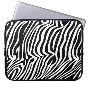 Zebra  skin pattern laptop sleeve