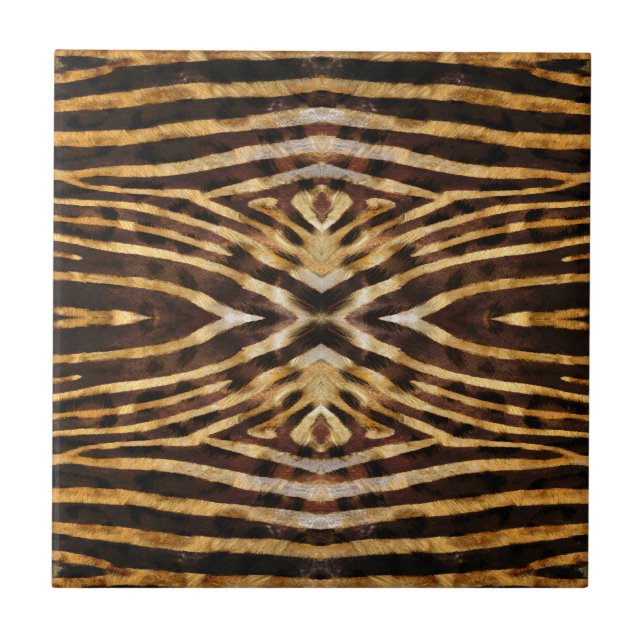Zebra Skin Pattern Tile (Front)