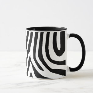 zebra skin, patterns mug