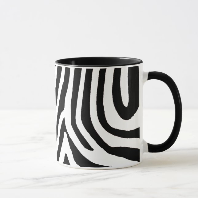 zebra skin, patterns mug (Right)