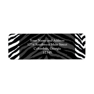 Zebra Skin Print