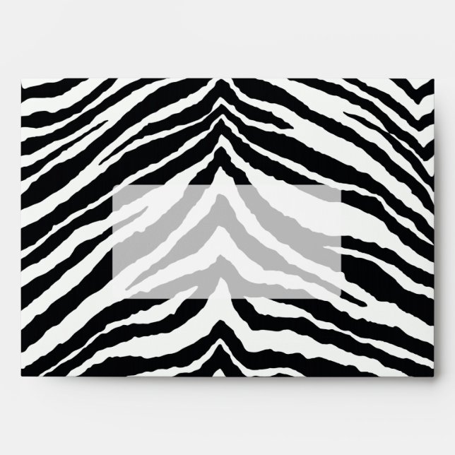 Zebra Skin Print Envelopes (Front)