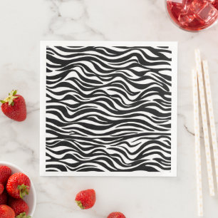 Zebra Skin Print Napkin
