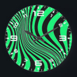 Zebra Skin Print Texture Pattern-88488 Large Clock<br><div class="desc">Zebra Skin Print Texture Pattern-88488</div>