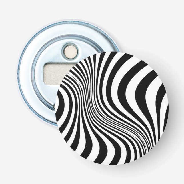Zebra Skin Print Texture Pattern Bottle Opener (Front)