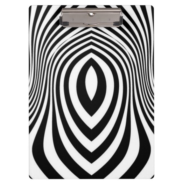 Zebra Skin Print Texture Pattern Clipboard (Front)