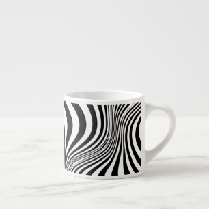Zebra Skin Print Texture Pattern Espresso Cup