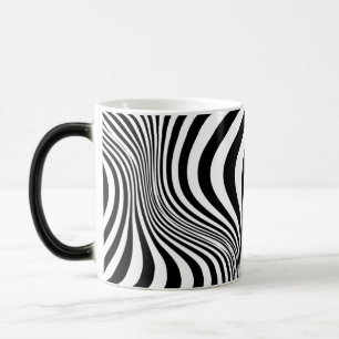Zebra Skin Print Texture Pattern Magic Mug