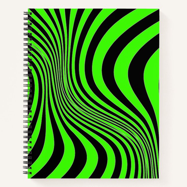 Zebra Skin Print Texture Pattern Notebook (Front)