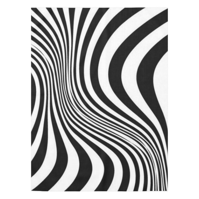 Zebra Skin Print Texture Pattern Tablecloth (Front)