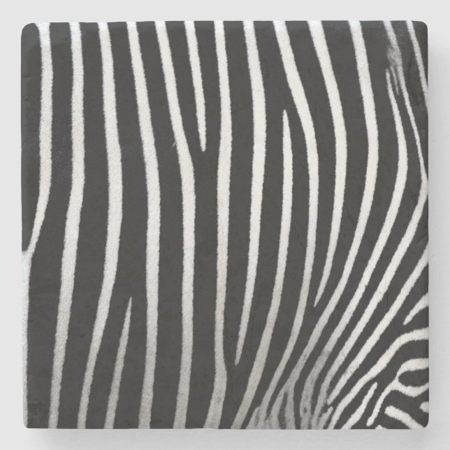 Zebra Skin Stone Coaster (Front)