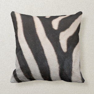 ZEBRA SKIN THROW PILLOW