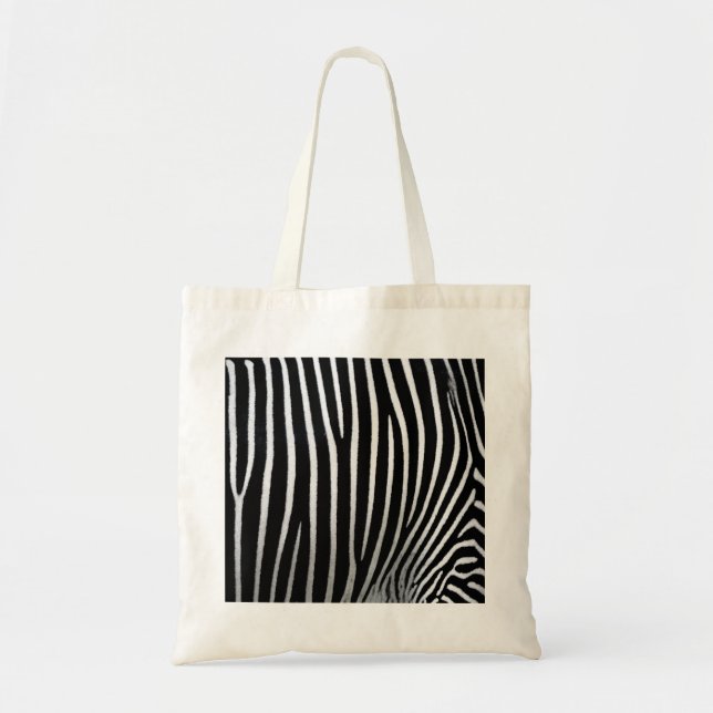 Zebra Skin Tote Bag (Front)