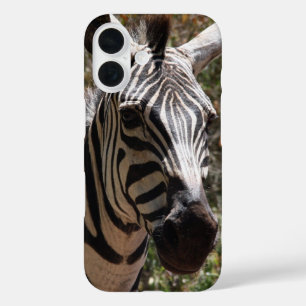 zebra smiling iPhone 16 case