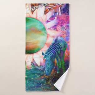 ZEBRA SPECTRUM PERSPECTIVE BATH TOWEL