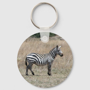 zebra stand stripe keychain