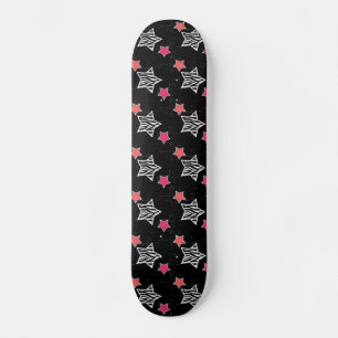 Zebra Stars Skateboard