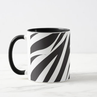 Zebra Stried Motif Café Mug