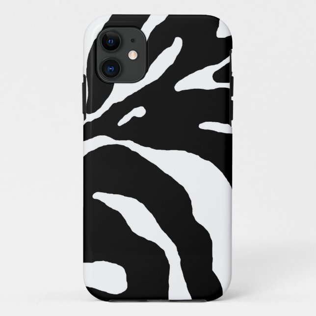 Zebra Stripe Animal Print Case-Mate iPhone Case (Back)