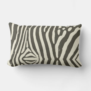 Zebra Stripe Animal Print Pattern Lumbar Pillow