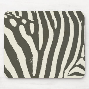 Zebra Stripe Animal Print Pattern Mouse Pad
