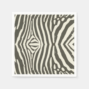Zebra Stripe Animal Print Pattern Napkin