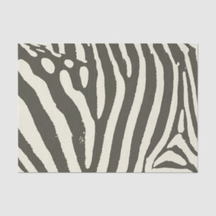 Zebra Stripe Animal Print Pattern Tissue Paper