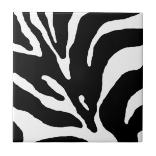 Zebra Stripe Animal Print Tile